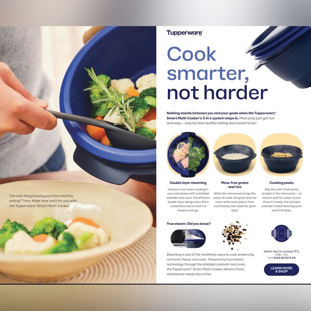 Tupperware Smart Multi-Cooker Steamer
